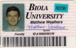 Faculty ID