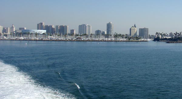 Leaving Long Beach Harbor