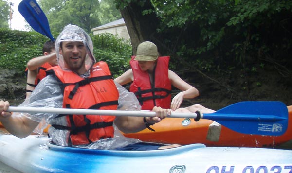 Adam in Canoe