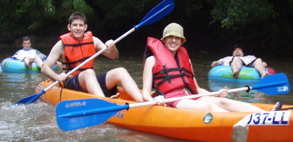 Cruising down river