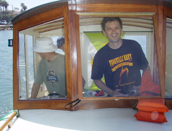 Matthew on Boat
