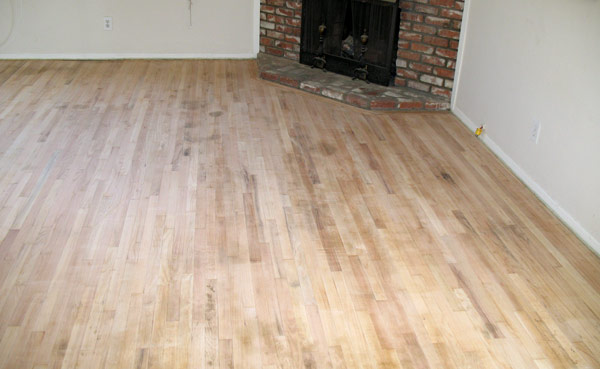 Floor stripped