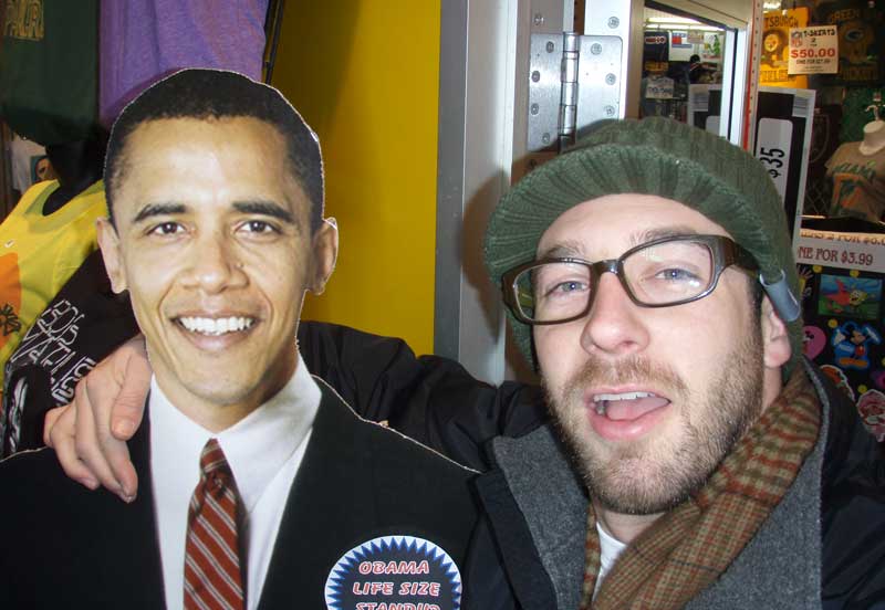Adam selfpic Obama