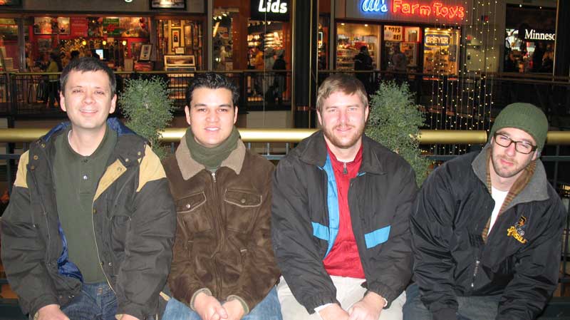 Bench in mall