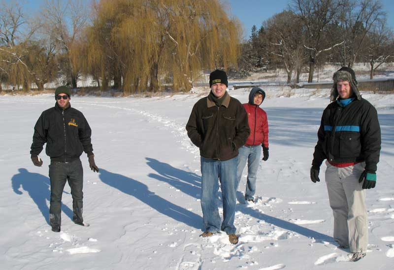 frozen lake